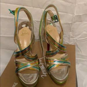 Christian louboutin 140 Napa laminato